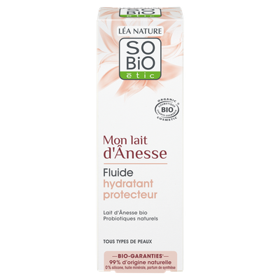 Fluide hydratant protecteur - Mon lait d’Ânesse - So'bio étic - Visage