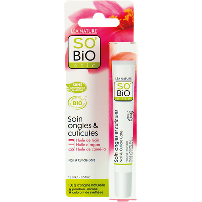Nail & cuticle care - with organic castor oil - So'bio étic - Body - Makeup