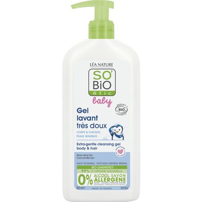 Extra-gentle cleansing gel - body and hair - Baby - So'bio étic - Baby / Children