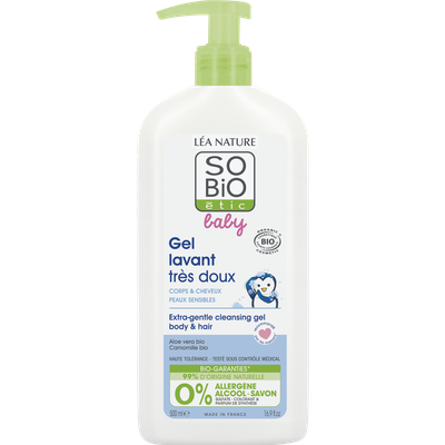 Extra-gentle cleansing gel - body & hair - Baby - So'bio étic - Baby / Children