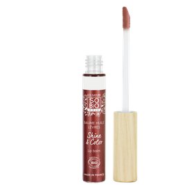 Baume huile à lèvres - Shine & Color - 43 rouge corail - So'bio étic - Maquillage