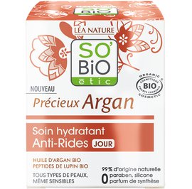 Soin hydratant Anti-Rides jour - Précieux Argan - So'bio étic - Visage