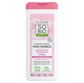 Sensitive Skin Shower cream - Organic Aloe vera - So'bio étic - Hygiene