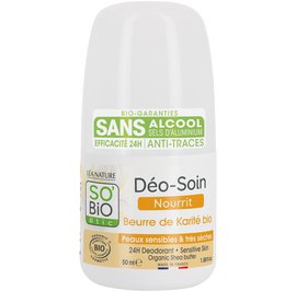 Déo-Soin NOURRIT Beurre de Karité bio - Peaux sensibles & très sèches - So'bio étic - Hygiène