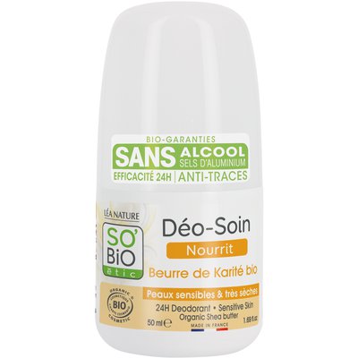 24H Deodorant - Organic Shea Butter - Sensitive skin - So'bio étic - Hygiene