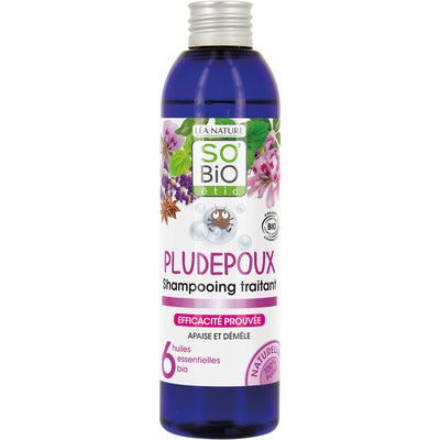 Shampooing traitant Pludepoux, aux 6 huiles essentielles bio - So'bio étic - Bébé / Enfants - Massage et détente