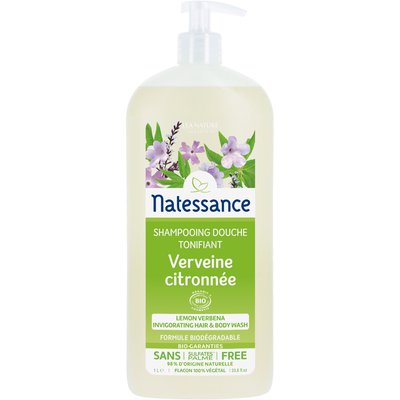 Lemon verbena invigorating hair and body wash - Natessance - Hygiene - Hair