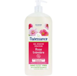 Softness hollyhock shower gel - Natessance - Hygiene