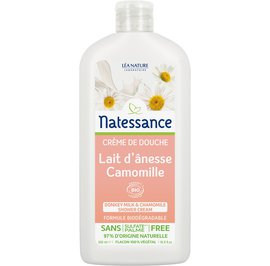 Donkey milk and chamomile shower cream - Natessance - Hygiene