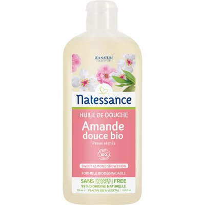 Sweet almond shower oil - Natessance - Hygiene