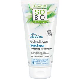 Refreshing cleansing gel - all skin types - hydra aloe vera - So'bio étic - Face