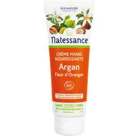 Crème mains nourrissante - Argan fleur d'oranger - Natessance - Corps