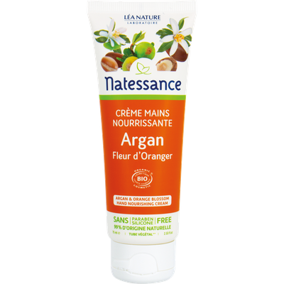 Argan & orange blossom hand nourishing cream - Natessance - Body