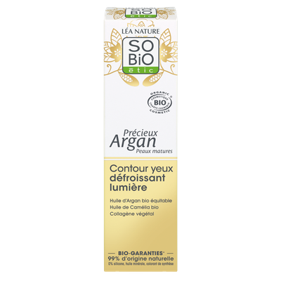 Contour yeux défroissant lumière - Précieux Argan Peaux Matures - So'bio étic - Visage