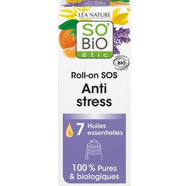 Roll-on SOS anti-stress aux 7 huiles essentielles - So'bio étic - Santé - Massage et détente