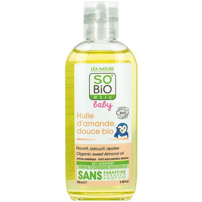 huile d'amande douce - baby - So'bio étic - Bébé / Enfants - Massage et détente
