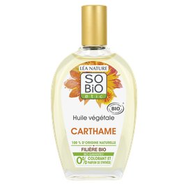 Huile végétale Carthame - So'bio étic - Cheveux - Massage et détente - Ingrédients diy