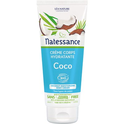 Coconut moisturizing body cream - Natessance - Body