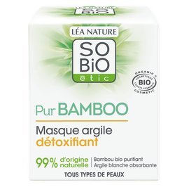 Masque argile détoxifiant  - Pur Bamboo - So'bio étic - Visage