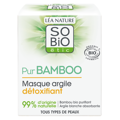 Detoxifying clay mask - Pur Bamboo - So'bio étic - Face