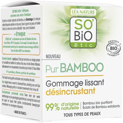 Deep cleansing smoothing scrub - Pur Bamboo - So'bio étic - Face