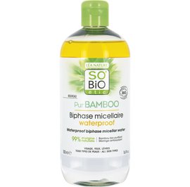 Biphase micellaire waterproof - Pur Bamboo - So'bio étic - Visage