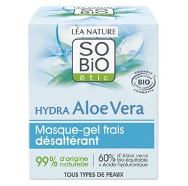 Masque-gel frais désaltérant - Hydra Aloe Vera - So'bio étic - Visage