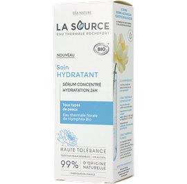 Sérum concentré hydratation 24h - Soin hydratant - La Source - Eau Thermale Rochefort - Visage