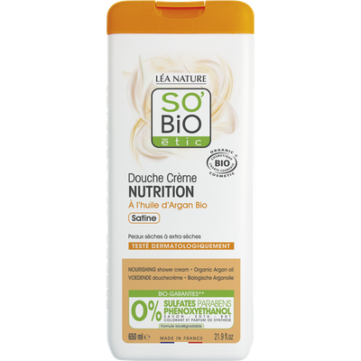 Nourishing shower cream - Organic Argan oil - So'bio étic - Hygiene