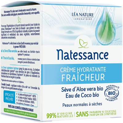 Crème hydratante Fraîcheur - Sèves de Beauté - Natessance - Visage