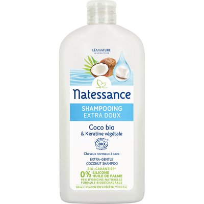 Extra-gentle coconut shampoo - Natessance - Hair