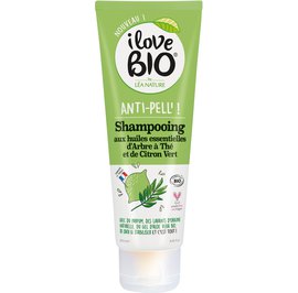 Shampooing Anti-Pell' aux huiles essentielles d'Arbre à Thé et de Citron Vert - I Love Bio by Léa Nature - Cheveux