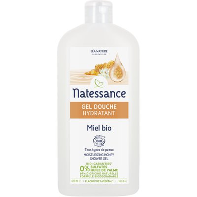 Moisturizing honey shower gel - Natessance - Hygiene