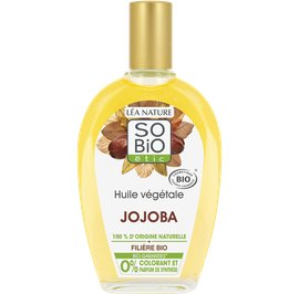 Huile végétale Jojoba - So'bio étic - Visage - Cheveux - Massage et détente - Ingrédients diy