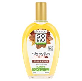 Organic Jojoba oil - So'bio étic - Face - Hair - Massage and relaxation - Diy ingredients