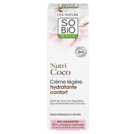 Crème légère hydratante confort - Nutri Coco - So'bio étic - Visage