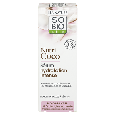 Sérum hydratation intense - Nutri Coco - So'bio étic - Visage