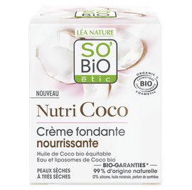 Crème fondante nourrissante - Nutri Coco - So'bio étic - Visage