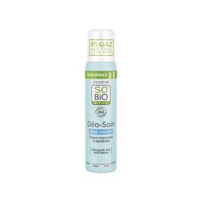 Déo-Soin Eco-Spray - Aloe vera - So'bio étic - Hygiène