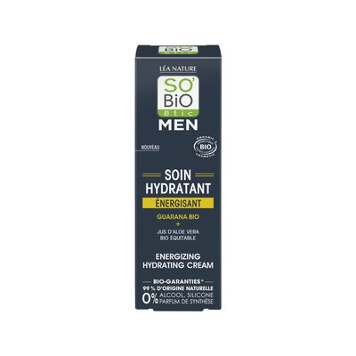 Soin hydratant énergisant - Guarana bio - So'bio étic - Visage