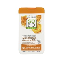 Gel Douche hydratant - Miel de fleurs & Abricots bio - So'bio étic - Hygiène