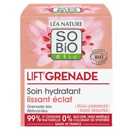 Soin hydratant lissant éclat - Lift'Grenade - So'bio étic - Visage