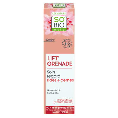 Soin regard rides + cernes - Lift'Grenade - So'bio étic - Visage