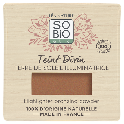 Terre de soleil Illuminatrice - Teint Divin - 15 doré medium - So'bio étic - Maquillage