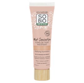 Fond de teint matifiant - Mat Sensation - 15 vanille rosé - So'bio étic - Maquillage