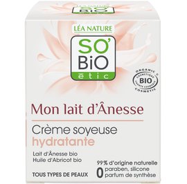 Crème soyeuse hydratante - Mon Lait d’Ânesse - So'bio étic - Visage