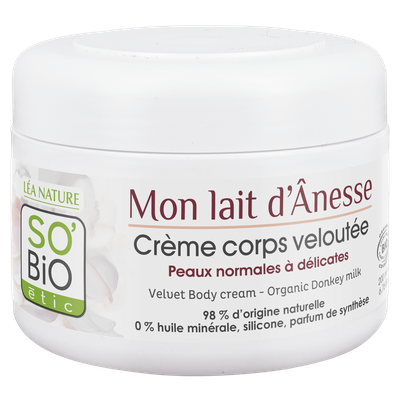 Velvet body cream - Mon lait d’Ânesse - So'bio étic - Body