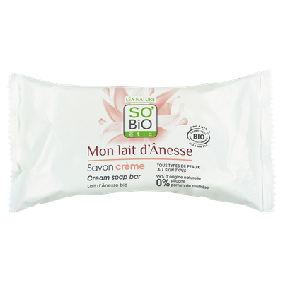 Cream soap bar - Mon lait d’Ânesse - So'bio étic - Hygiene