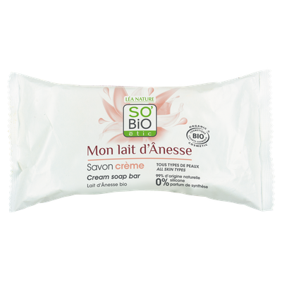 Savon crème - Mon lait d’Ânesse - So'bio étic - Hygiène