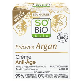 Anti-Aging cream - Précieux Argan - So'bio étic - Face